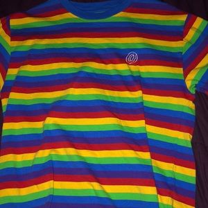 Rainbow off shirt !